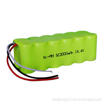 14.4V SC 3,000mAh NiMH Rechargeable Battery Pack